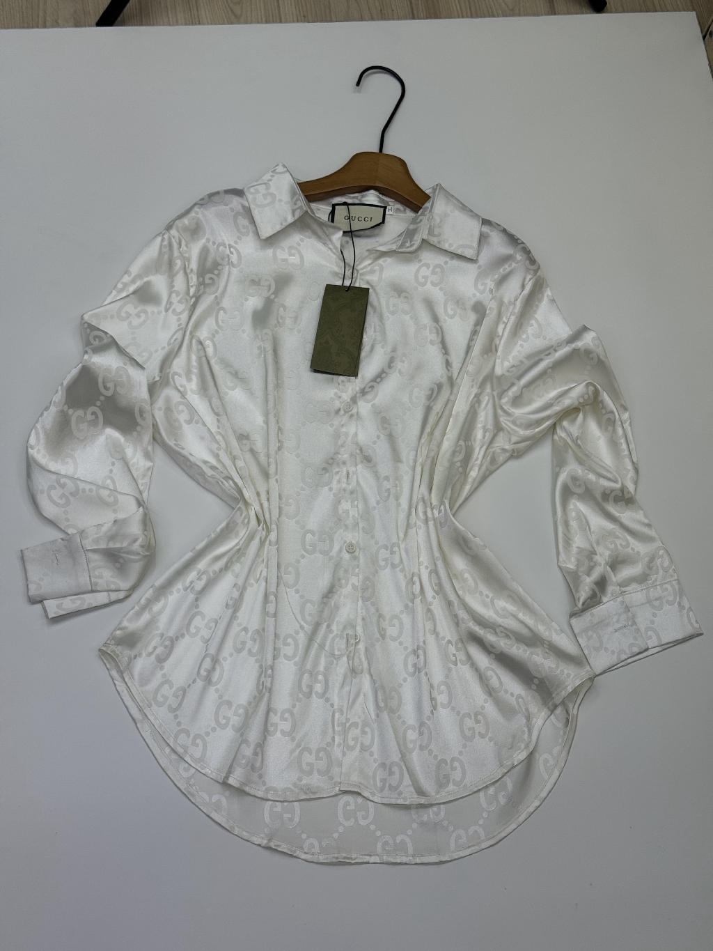Alternative view of شومیز دخترانه ساتن گوچیGUCCI
